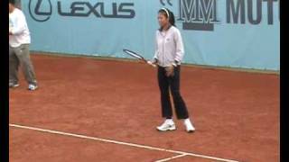 Su Wei Hsieh Madrid 2010 practice [upl. by Pilar]