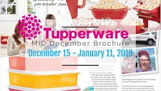 Tupperware Flyer Catalogue December 15  January 11 2019 Mid December Brochure [upl. by Christyna453]