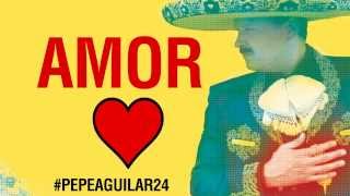 Pepe Aguilar  quotLástima Que Seas Ajenaquot  video de letras  canal oficial [upl. by Ryann81]