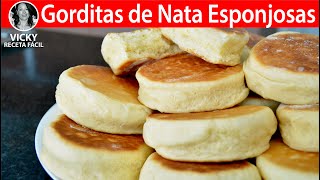 Gorditas de Nata Esponjosas  VickyRecetaFacil [upl. by Eilrahs]