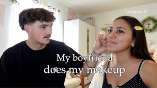 My boyfriend does my makeup [upl. by Klump413]