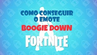 Fortnite  Como conseguir o emote Boogie Down  Dicas de Games 10 [upl. by Nerrol368]