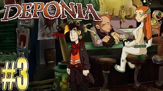 Lets Play Deponia GermanBlind 3  Explosionen und Duschen [upl. by Eta]