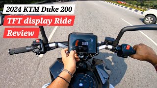 2024 KTM Duke 200 Ride Review  TFT Display [upl. by Niamor]