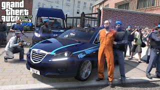 Polizia PENITENZIARIA in LANCIA DELTA Super Serial KILLER  GTA 5 MOD LSDPFR ITA 1 [upl. by Aokek]