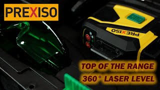 Prexiso Green Beam 3 Plane 360° Laser Level Kit [upl. by Ranger592]