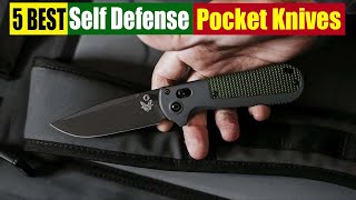 Best Self Defense Pocket Knives Of 2024 [upl. by Livvie677]