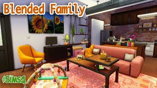 A Blended Familys Loft Apartment in the Sims 4  Loft Speed Build [upl. by Englis]