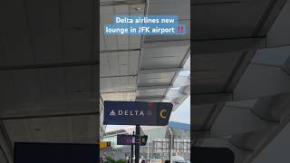 Amazing Delta airlines new lounge at the JFK airport Kitescape travel [upl. by Ialocin]