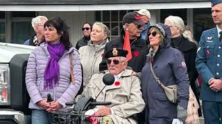 Remembrance Day 2024 in Bobcaygeon [upl. by Maurice]