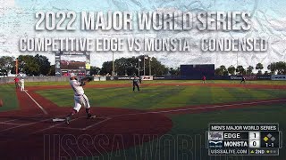 Competitive Edge vs Monsta  GM 33  2022 USSSA Major World Series [upl. by Quenna]