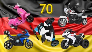 70 Kindermotorräder elektrisch Actionbikes Motors chipolino COSTWAY ESTOYS Jamara kikka boo MONI [upl. by Nosdrahcir]