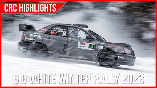 CRC Highlights Big White Winter Rally 2023 [upl. by Lubbi]