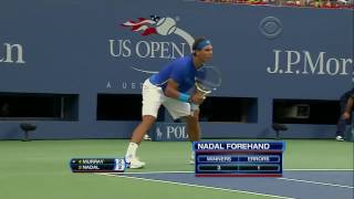 Rafael Nadal vs Andy Murray Us Open 2011 SF Highlights HD [upl. by Redvers]