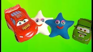 Play Doh Surprise eggs Kinder Peppa Pig Hello kitty Angry Birds egg Play Doh Peppa Pig cars [upl. by Yajet]