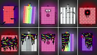 Phobia Takes on Corrupted in the ULTIMATE Numberblocks Band From 10100 Showdown [upl. by Jew539]