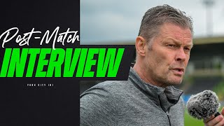 PostMatch Interview  Cotterill after important York win [upl. by Warring779]