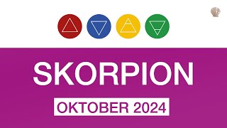 SKORPION ♏️ OKTOBER 2024 quotWIDERSTEHE FALSCHER VERSUCHUNGquot TAROT Monatslegung Kartenlegung Tarotskop [upl. by Norrag528]