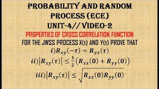 Properties of cross correlation PRPECE UNIT 4 VIDEO2 [upl. by Enahs395]