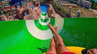 AQUA CONDA Anaconda Water Slide at Orka World Water Park Fethiye Mugla Turkey 💦 [upl. by Arakihc]