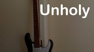 Unholy electric guitar cover [upl. by Kelwen742]