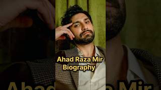 Ahad Raza Mir Biography ahadrazamir ahadrazameer ahadrazamirdarama hindiserialgossips ahad [upl. by Danyluk]