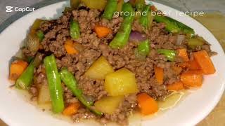 Ground beef recipe  Quick and easy recipe √ [upl. by Willard]