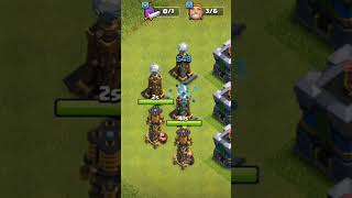 ClashofClansArcher TowerUpgrade 💪Th16 FarmingF2P farming clashofclans [upl. by Cram]