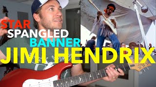 Guitar Teacher REACTS JIMI HENDRIX quotThe StarSpangled Bannerquot  Woodstock 69 USA National Anthem [upl. by Agem]