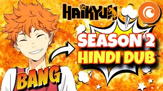 Haikyuu Season 2 Hindi Dub Release Date  Haikyu In Hindi  Factolish [upl. by Meunier]