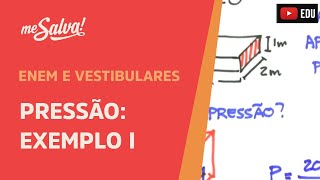 Me Salva HID02  Hidrostática  Pressão  Exemplo 1 [upl. by Adnicul913]