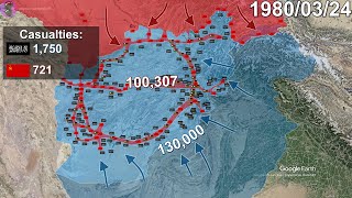 The SovietAfghan War using Google Earth [upl. by Ezarra]