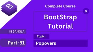 popovers in bootstrap tutorial bangla or how to create popover and popover not working bootstrap 5 [upl. by Chessy]