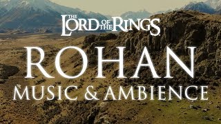 Lord of the Rings Music amp Ambience  Rohan Theme Music with Mountain Wind Ambience [upl. by Phillips]