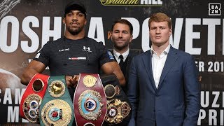 Anthony Joshua vs Alexander Povetkin Final Press Conference [upl. by Kym]