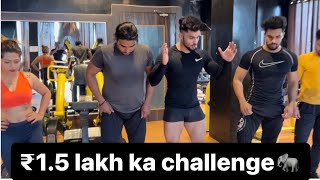 Plank challenge  ₹ 15 lack  Pawan sahu  icon fitness gym [upl. by Lizned426]