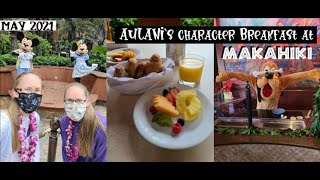 AULANI’s Makahiki Character Breakfast is BACK May 2021 [upl. by Yauqaj]