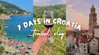 CROATIA IN JULY the BEST 7 DAY ROAD TRIP travel vlog ISTRIA PLITVICE SPLIT HVAR DUBROVNIK [upl. by Roee]