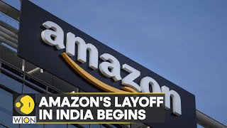 Amazon begins layoffs in India informs impacted employees over email  Latest English News  WION [upl. by Senaj]