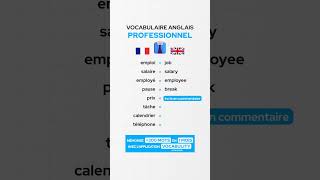 Le vocabulaire anglais professionnel 🇬🇧 [upl. by Sternlight606]