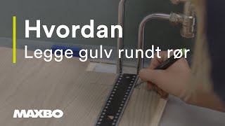 Hvordan legge gulv rundt rør [upl. by Aix]