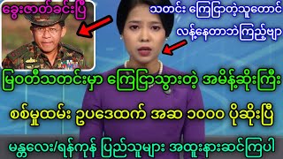 Hit Thit media သတင်းဌာန၏ စက်တင်ဘာလ ၂၂ ရက်နေ့ သတင်းရုပ်သံ အစီစဉ် တင်ဆက်မှု [upl. by Ennayehc240]