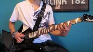 Simple Plan  Id Do Anything HD Guitar Cover with Solo [upl. by Yrnehnhoj]