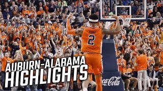 Highlights Auburn blows past Alabama 8463 [upl. by Swerdna]