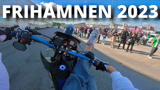 I went to Swedens BIGGEST MOPED MEETUP  FRIHAMNEN 2023 Avslut [upl. by Shirlie447]