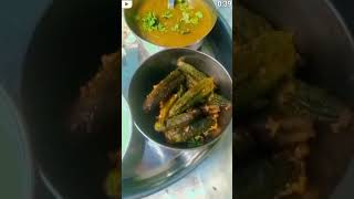 veg thalbharva bhindibhindifryrecipe [upl. by Pogah]