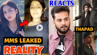 Reality Behind Zeenat Vlogs MMS Leak 😳  Elvish yadav Reaction Of Arman Malik Slap Vishal Pandey [upl. by Karol]