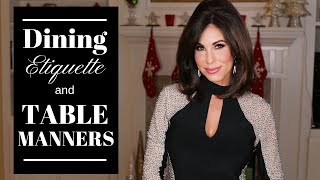 Dining Etiquette 101  Table Manner Tips and Tricks  TOPICS WITH TRACY [upl. by Caspar957]