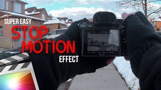 Stop Motion Effect in Final Cut Pro X [upl. by Ralleigh]