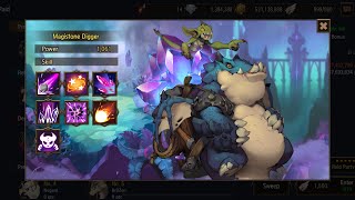 Dragon Village M  Raid Boss Magstone Digger with Infinite Power Dragon [upl. by Nnyledam979]